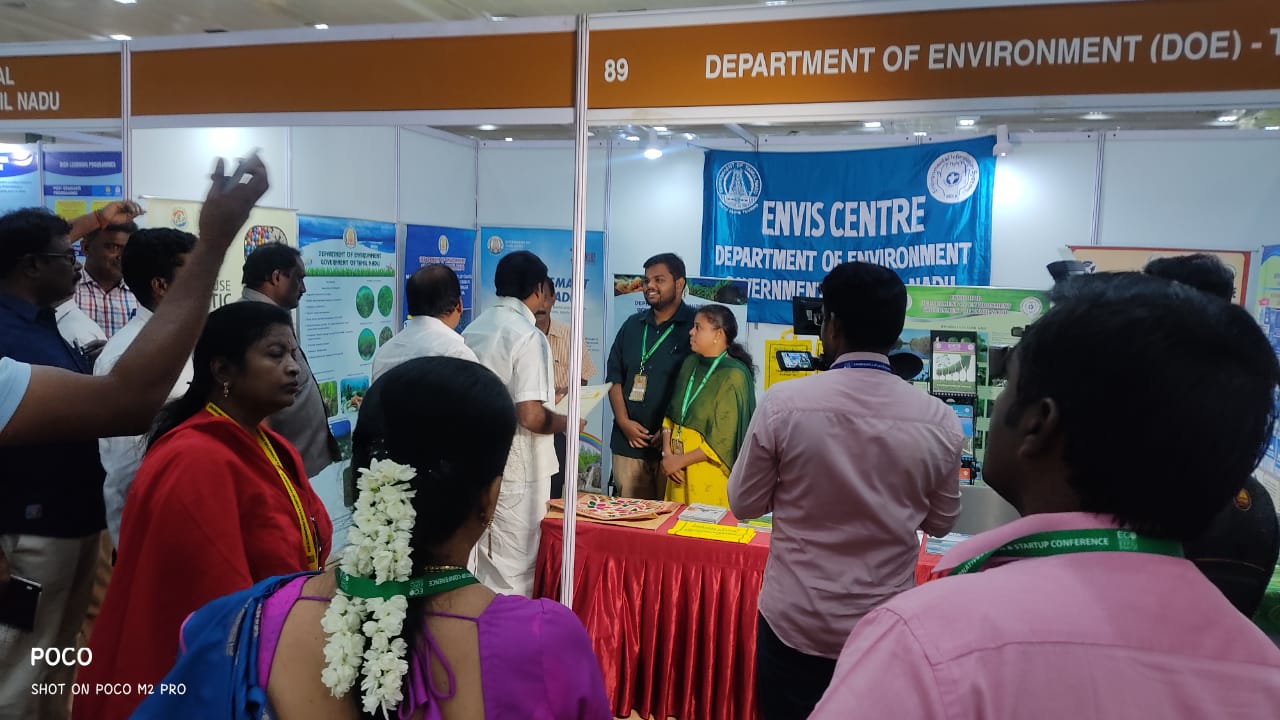 Distributed cloth bag to Honourable Minister for Environment, Climate Change & Youth Welfare and Spo